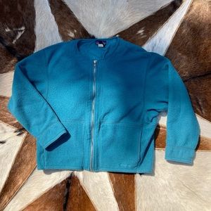 Rare Vintage 80s Patagonia Scoop Neck Fleece Jacket